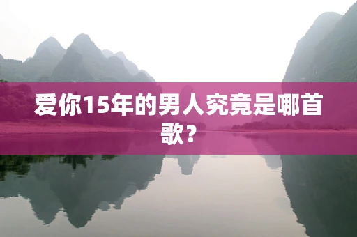 爱你15年的男人究竟是哪首歌？