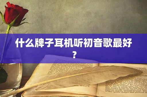 什么牌子耳机听初音歌最好？