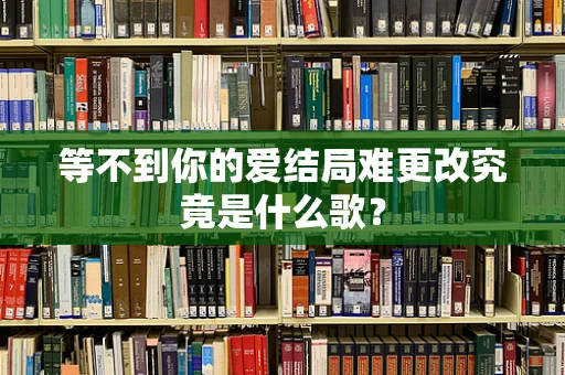 等不到你的爱结局难更改究竟是什么歌？