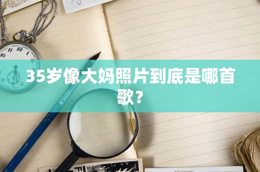 35岁像大妈照片到底是哪首歌？