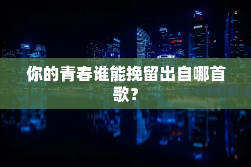 你的青春谁能挽留出自哪首歌？