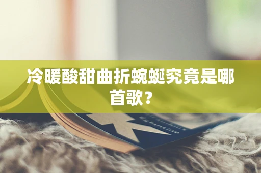 冷暖酸甜曲折蜿蜒究竟是哪首歌？