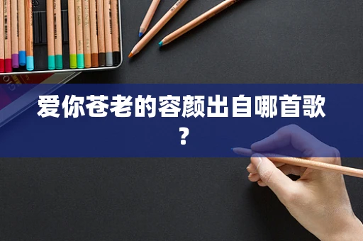 爱你苍老的容颜出自哪首歌？