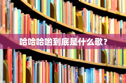 哈哈哈哟到底是什么歌？