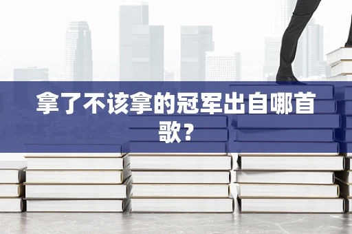 拿了不该拿的冠军出自哪首歌？