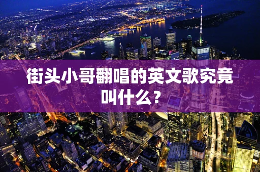 街头小哥翻唱的英文歌究竟叫什么？