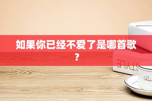如果你已经不爱了是哪首歌？