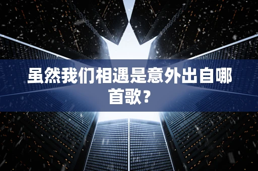 虽然我们相遇是意外出自哪首歌？