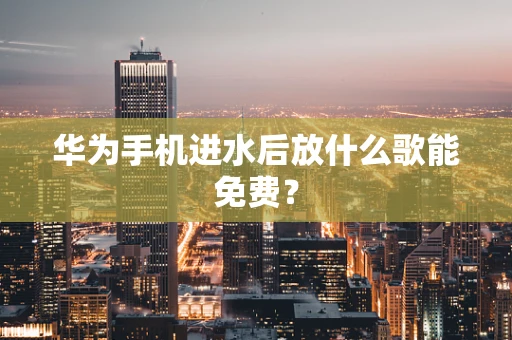 华为手机进水后放什么歌能免费？