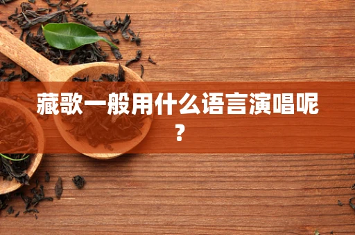 藏歌一般用什么语言演唱呢？