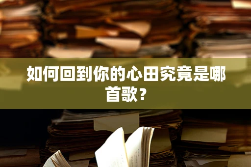 如何回到你的心田究竟是哪首歌？