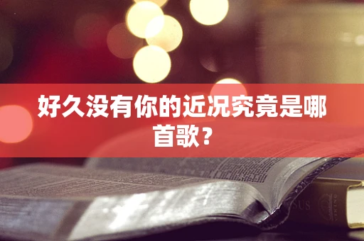 好久没有你的近况究竟是哪首歌？