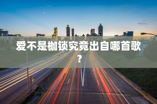 爱不是枷锁究竟出自哪首歌？