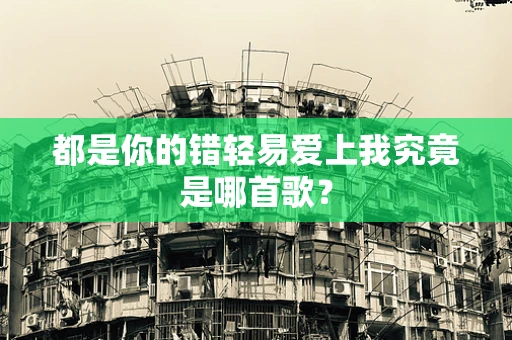 都是你的错轻易爱上我究竟是哪首歌？