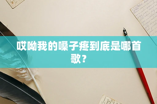 哎呦我的嗓子疼到底是哪首歌？