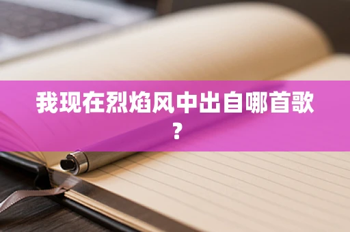 我现在烈焰风中出自哪首歌？