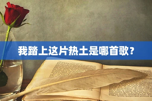我踏上这片热土是哪首歌？