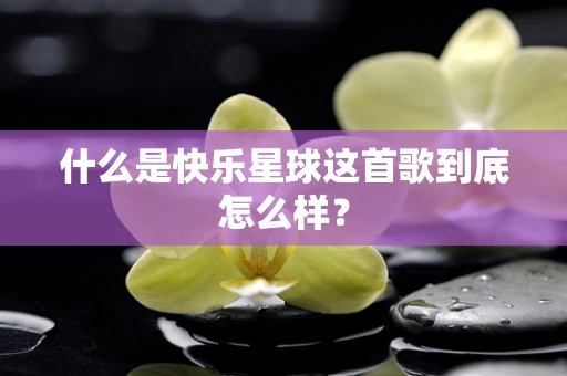 什么是快乐星球这首歌到底怎么样？