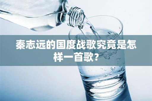 秦志远的国度战歌究竟是怎样一首歌？