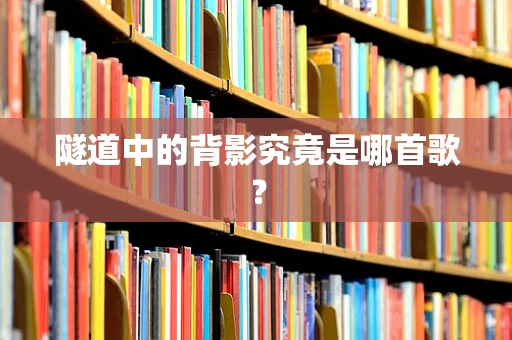 隧道中的背影究竟是哪首歌？