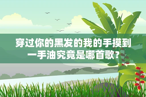 穿过你的黑发的我的手摸到一手油究竟是哪首歌？