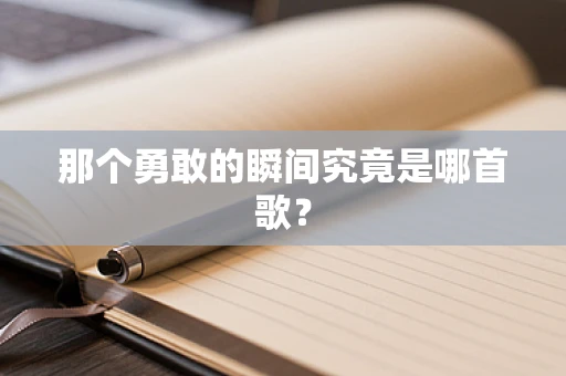 那个勇敢的瞬间究竟是哪首歌？