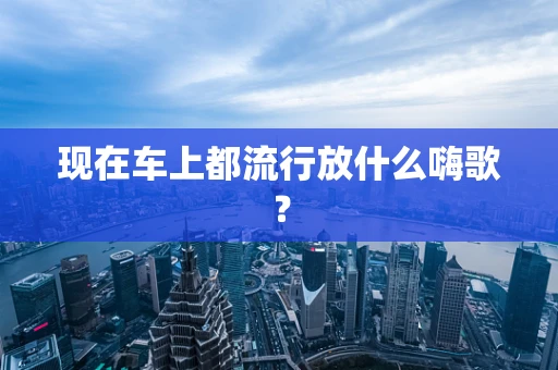 现在车上都流行放什么嗨歌？