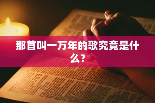 那首叫一万年的歌究竟是什么？