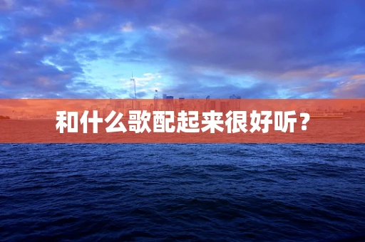 和什么歌配起来很好听？