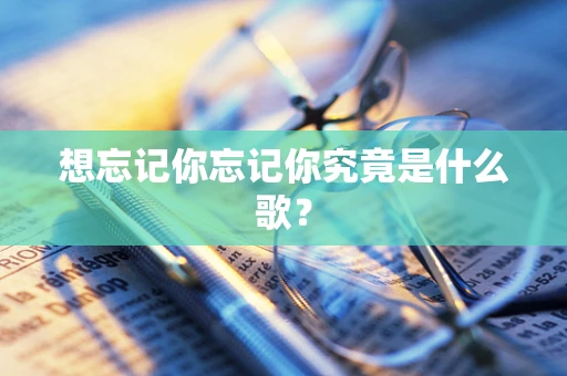 想忘记你忘记你究竟是什么歌？