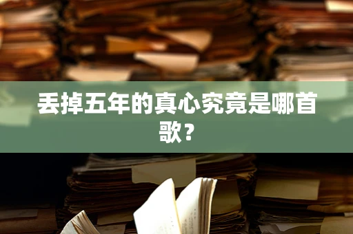 丢掉五年的真心究竟是哪首歌？