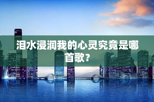 泪水浸润我的心灵究竟是哪首歌？
