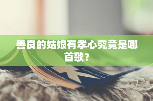 善良的姑娘有孝心究竟是哪首歌？