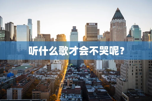 听什么歌才会不哭呢？