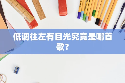 低调往左有目光究竟是哪首歌？