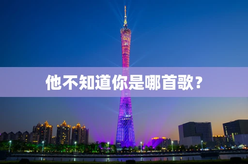 他不知道你是哪首歌？