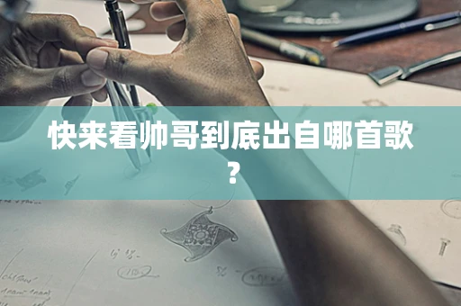 快来看帅哥到底出自哪首歌？
