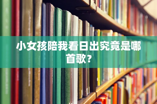 小女孩陪我看日出究竟是哪首歌？