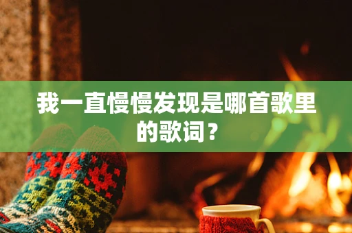 我一直慢慢发现是哪首歌里的歌词？