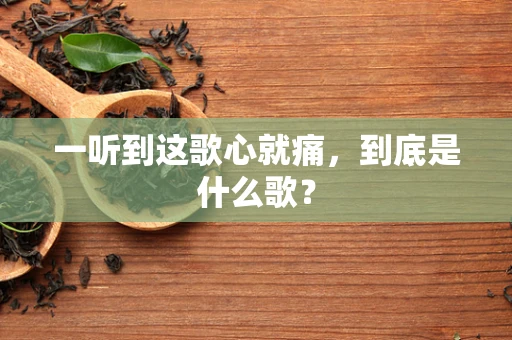 一听到这歌心就痛，到底是什么歌？