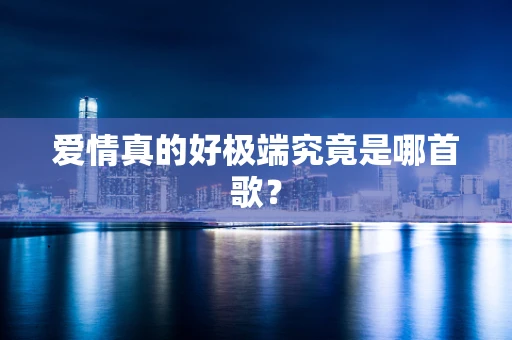 爱情真的好极端究竟是哪首歌？