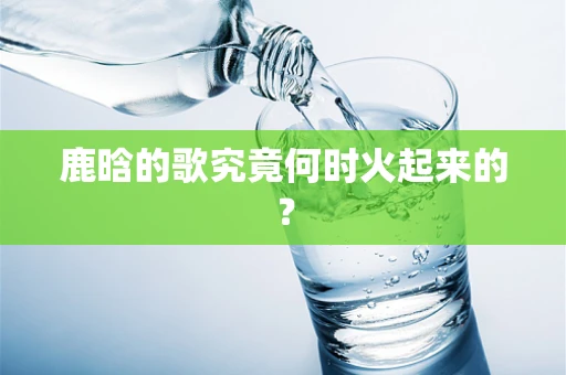 鹿晗的歌究竟何时火起来的？
