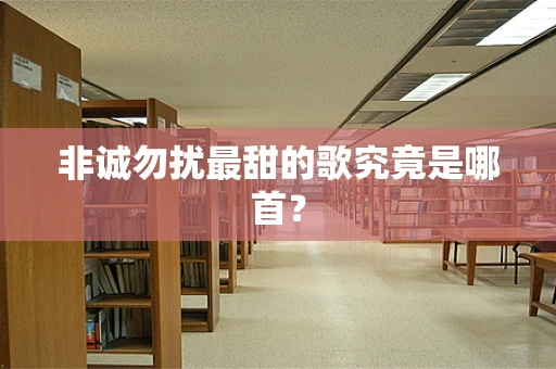非诚勿扰最甜的歌究竟是哪首？