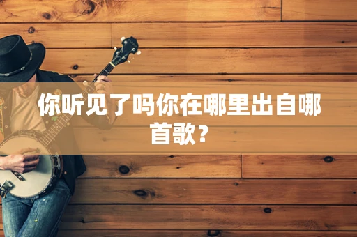 你听见了吗你在哪里出自哪首歌？