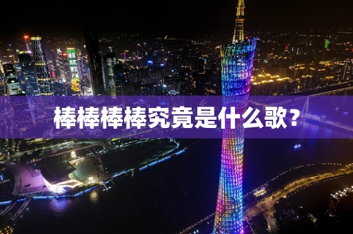 棒棒棒棒究竟是什么歌？