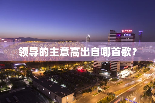 领导的主意高出自哪首歌？