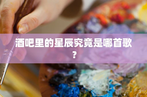 酒吧里的星辰究竟是哪首歌？