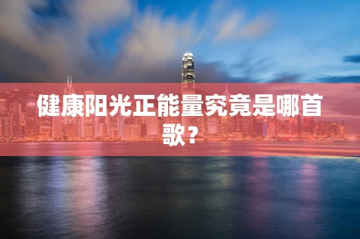 健康阳光正能量究竟是哪首歌？