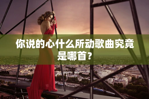 你说的心什么所动歌曲究竟是哪首？