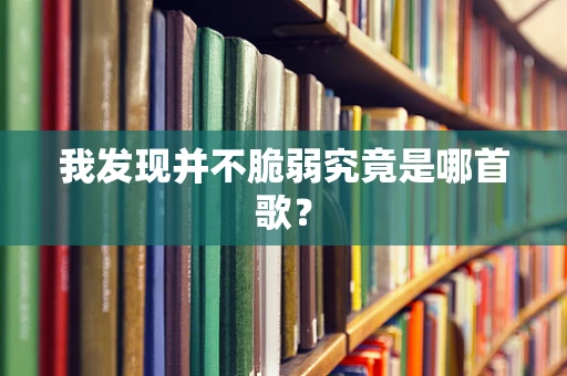 我发现并不脆弱究竟是哪首歌？
